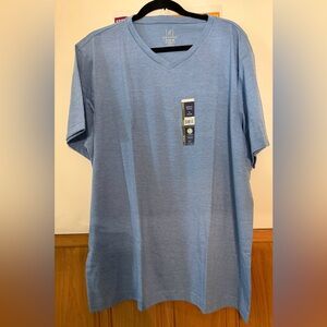 George Men’s Light Blue V-Neck Tee